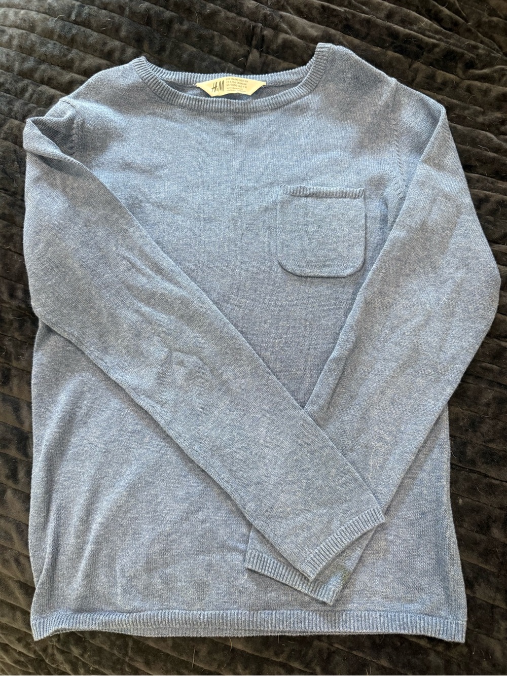 H&M Boy’s Light Blue Crewneck Long Sleeve Shirt